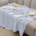 100% Cotton Muslin Blanket Queen 90in x 90in - Lightweight