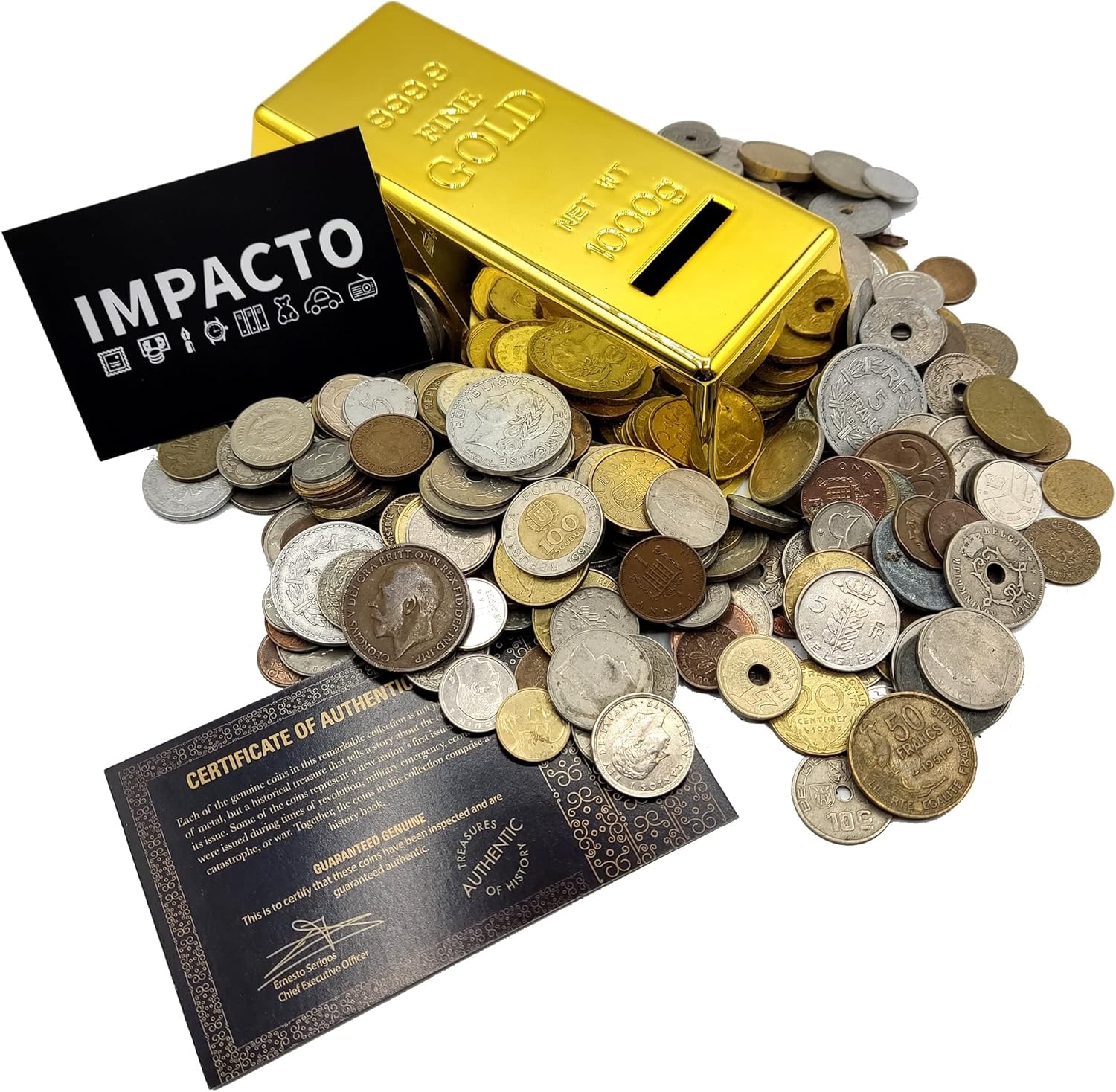 IMPACTO COLECCIONABLES Coin Collection - Rare Currency Set