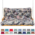 Porch Swing Cushion with Backrest 60x40 in - Vintage Paisley
