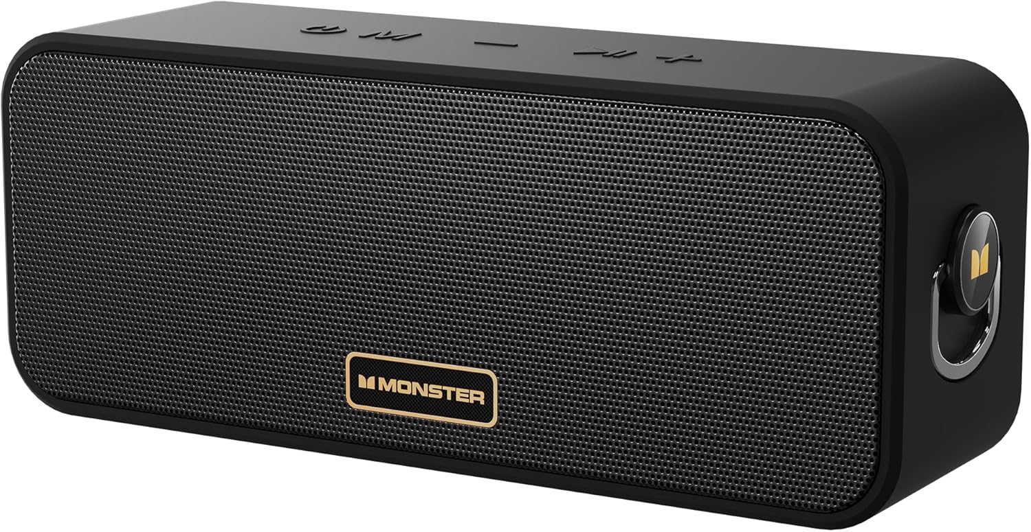 Monster S180 Bluetooth Speaker: 40W Sound, 28H Playtime, Waterproof