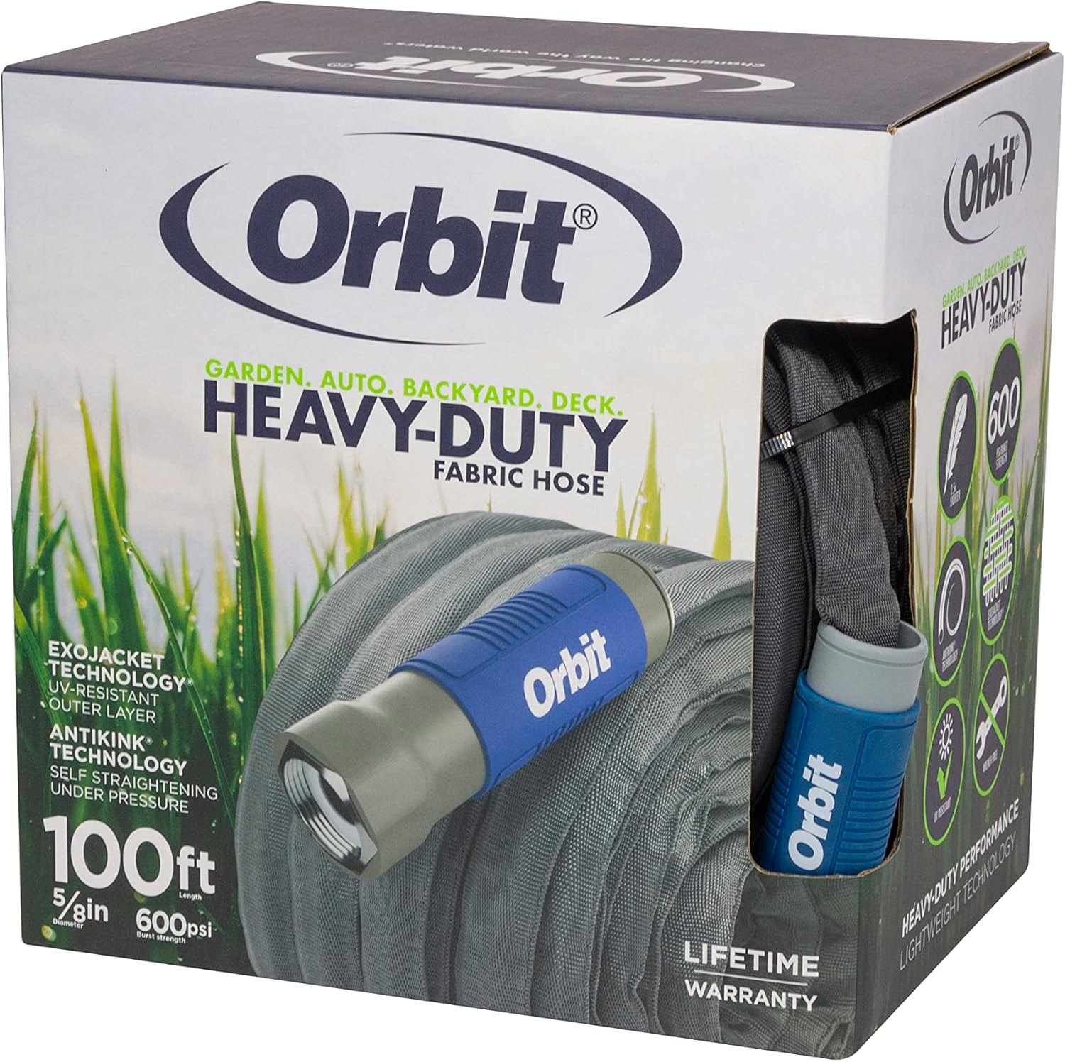 Orbit 33180 ExoJacket Heavy-Duty Water Hose for Seamless Use