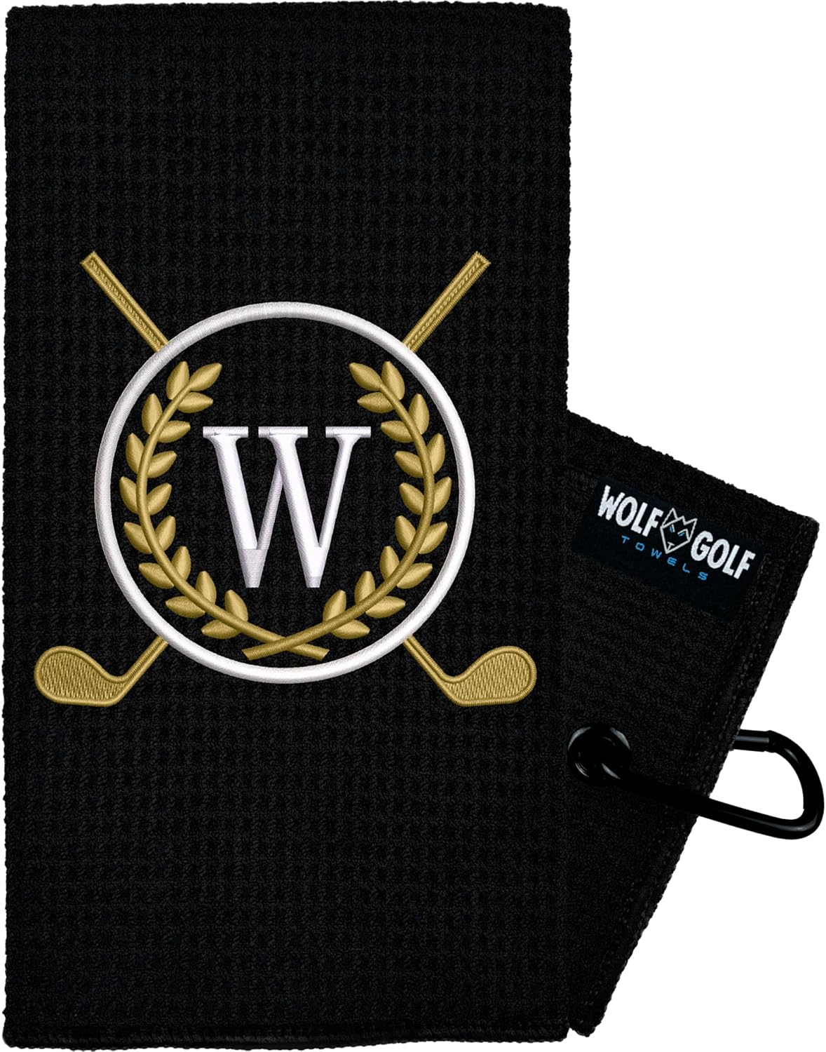 Personalized Monogram Golf Towel - Customized Luxury