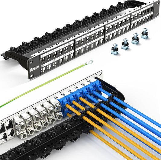 48 Port Patch Panel Blank UTP/STP for Organized Networking Needs