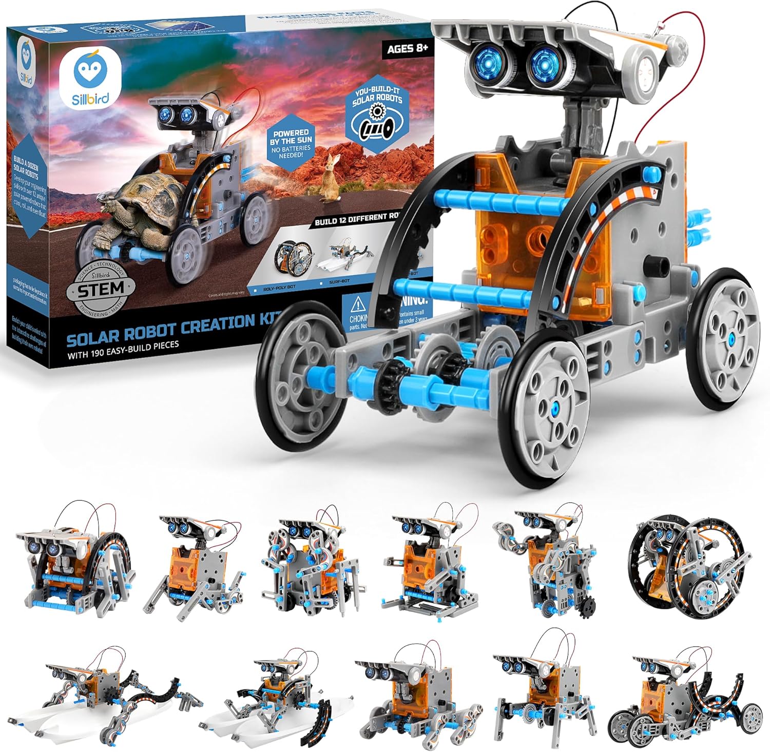 Sillbird Solar Robot Toy Kit: Engaging STEM Learning