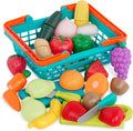 Play Food for Toddlers with Farmers Market Basket and Chopping Board