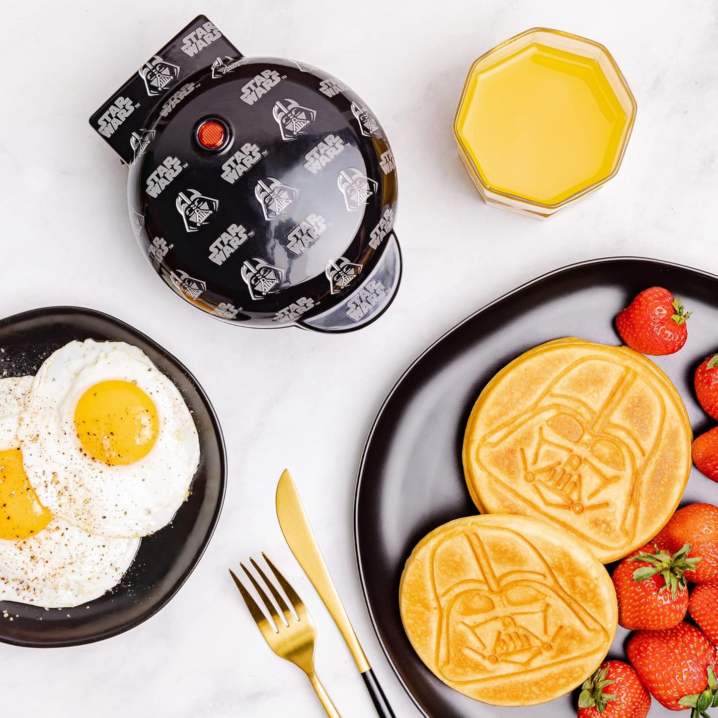 Darth Vader Mini Waffle Maker - Fun Star Wars Kitchen Appliance