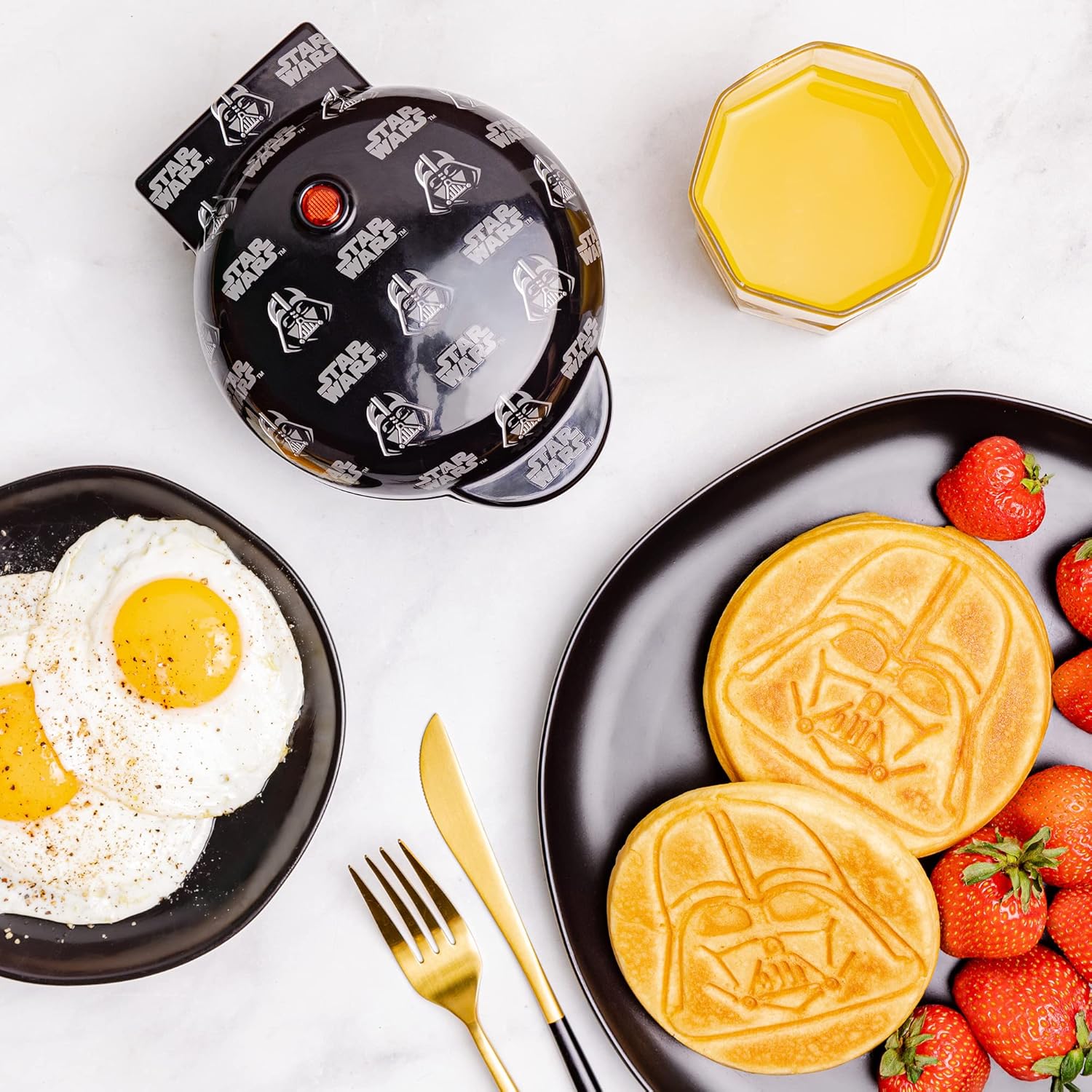 Darth Vader Mini Waffle Maker - Fun Star Wars Kitchen Appliance