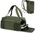 Small Gym Bag for Men with Shoes Compartment and Wet Pocket - Dark