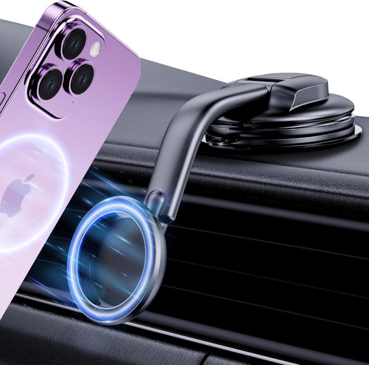 Ultra Secure MagSafe Car Mount - Hands-Free Driving!