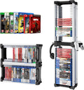 Game Storage Tower - 48-Game Organizer with 2 Controller Hooks