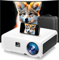 Auto Focus 4K Projector with WiFi 6 and Bluetooth - Outdoor Home