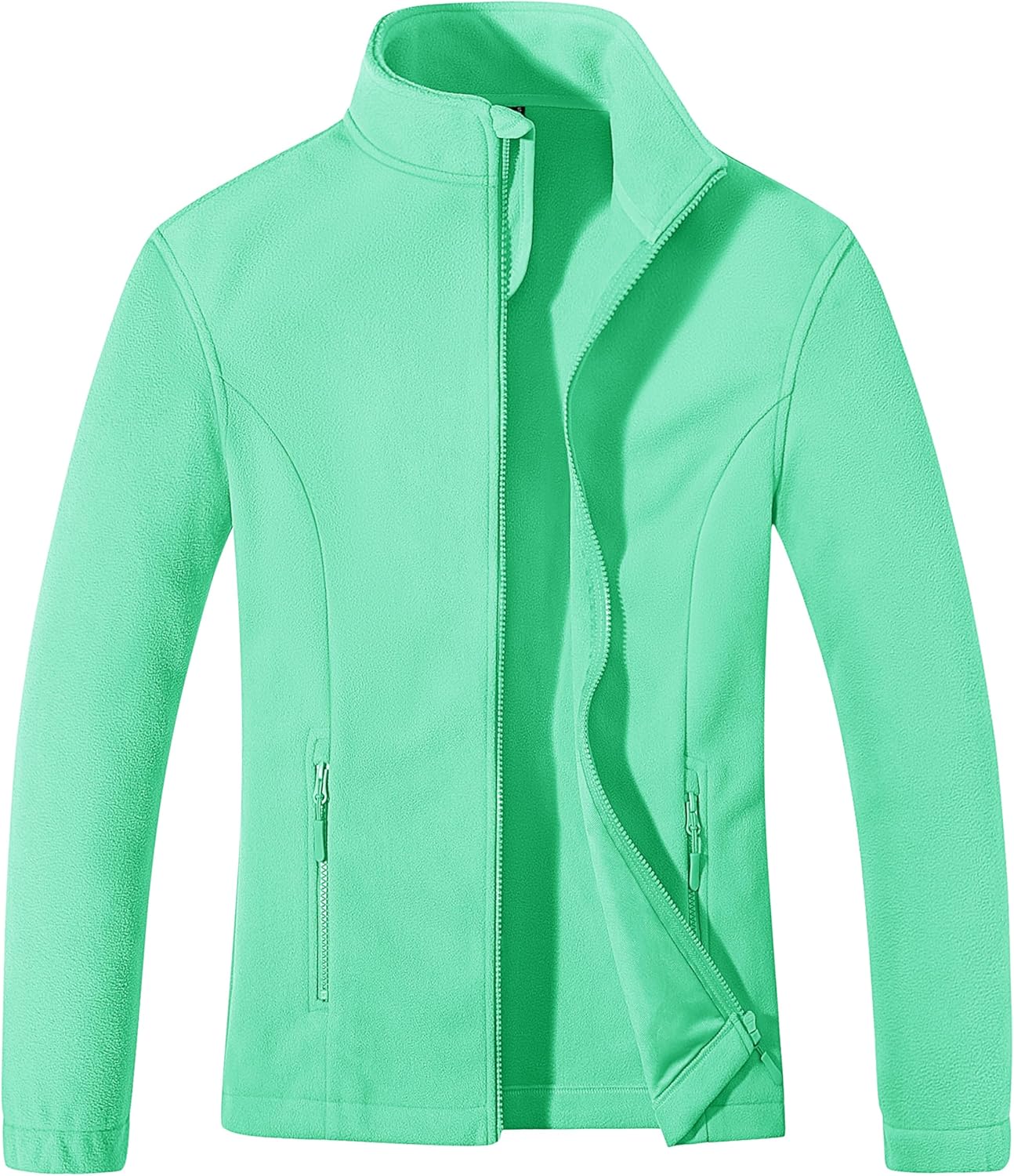 MAGCOMSEN Women's Fleece Jacket Zip Up Coat for Winter Wear
