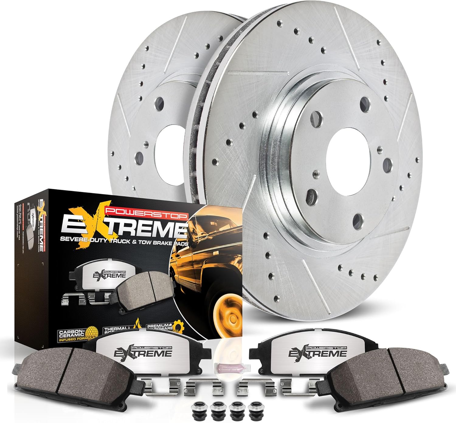 Power Stop Front Brake Kit for 2020-2021 Ford Expedition