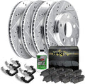 Hart Brakes Front and Rear Brake Kit with Rotors and Pads