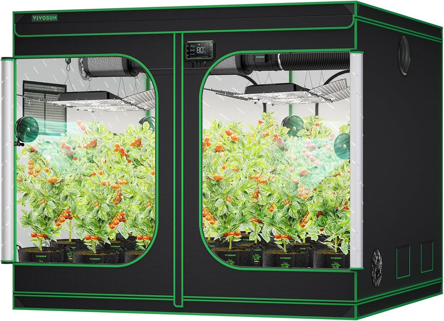 VIVOSUN S888 8x8 Grow Tent - High Reflectivity for Max Yield!