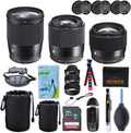 Sigma 16mm + 30mm + 56mm f1.4 DC DN Contemporary Lens Trio - Low-Light