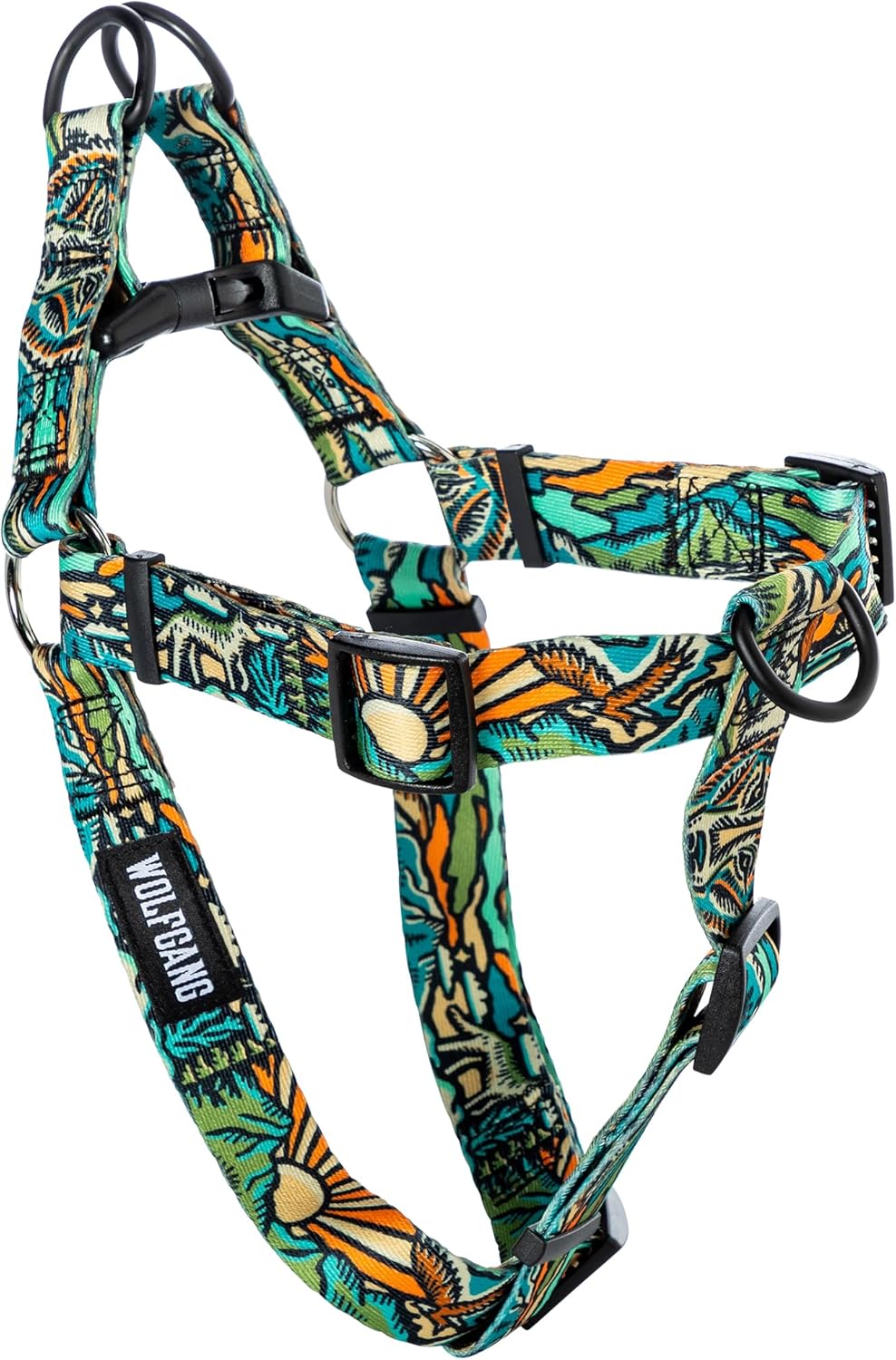 Wolfgang Heavy Duty Adjustable Dog Harness for Strong Dogs