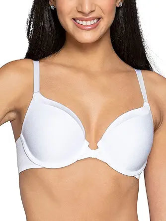 Vanity Fair Women's Front Closure Bra with No-Poke Underwire