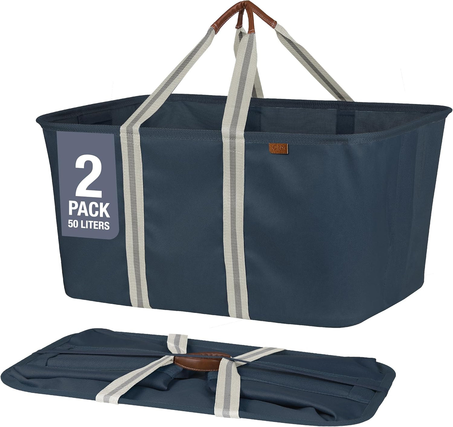 CleverMade Collapsible Laundry Tote - Stylish and Functional