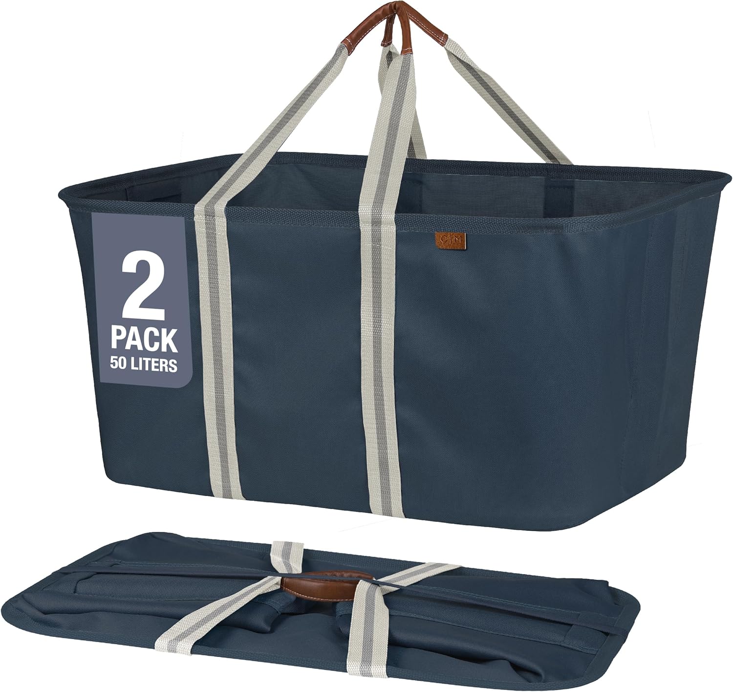 CleverMade Collapsible Laundry Tote - Stylish and Functional