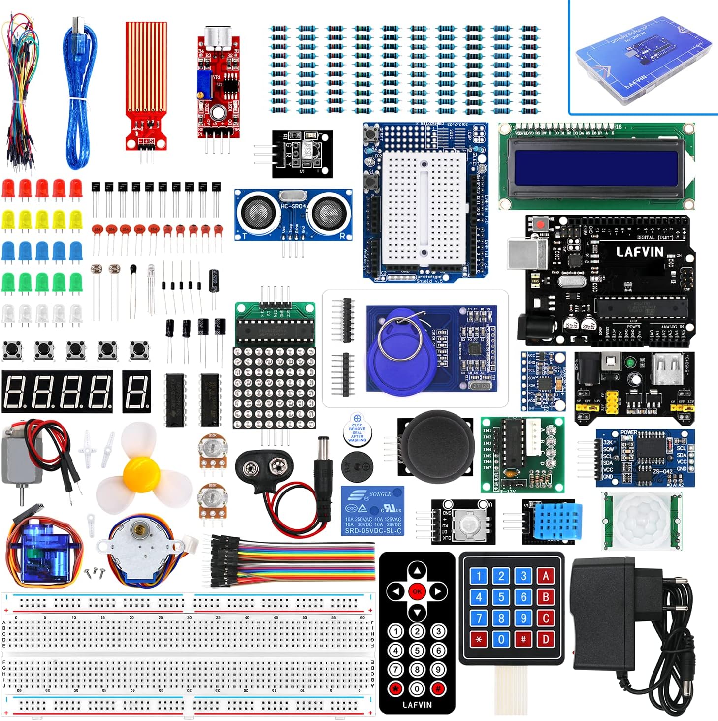 LAFVIN Ultimate Starter Kit for Arduino IDE with R3 Board