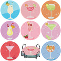 Vintage Diamond Art Coaster Set for Adults