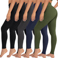 High Waisted Leggings for Women Stretch Tummy Control - Slim Fit