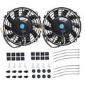 7 in Electric Radiator Cooling Fan Assembly Kit - High Performance 12V