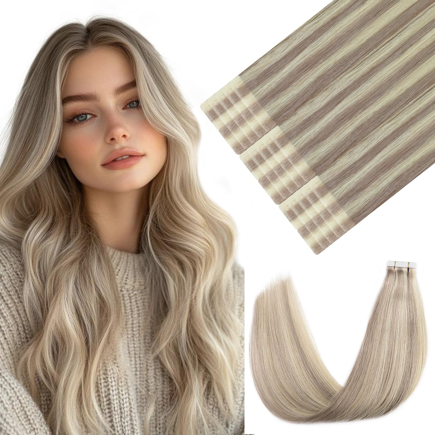 Youngsmile Injection Tape in Hair Extensions for Seamless Style