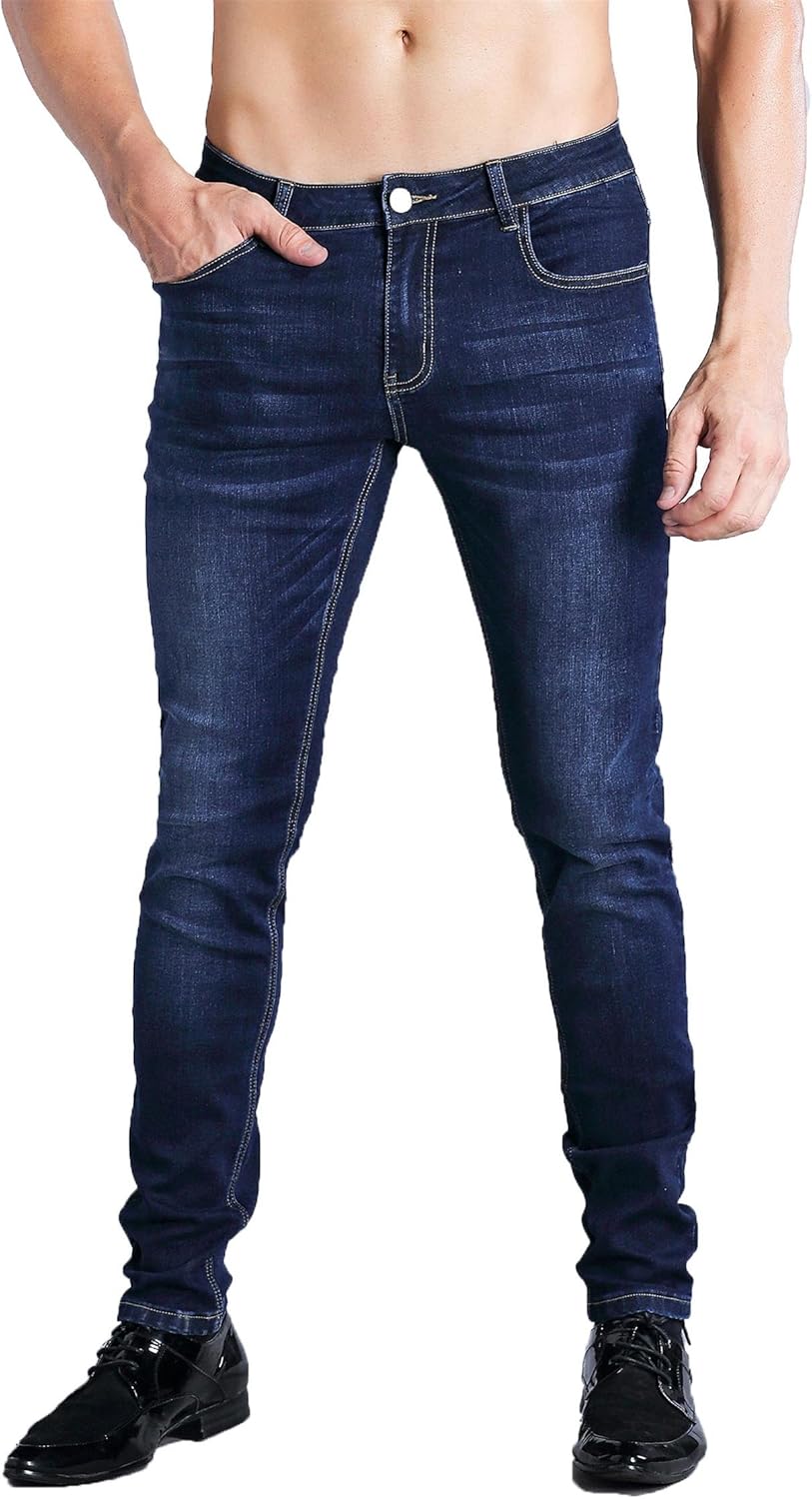 ZLZ Jeans Pants Slim Fit for Men - Comfortable and Stylish