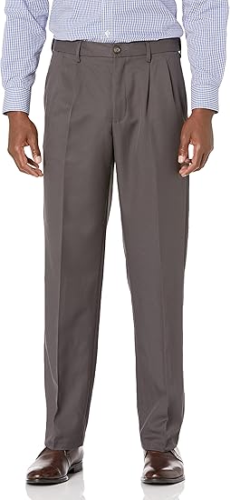 Men's Classic-Fit Expandable-Waist Pleated Dress Pant Review