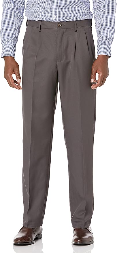 Men's Classic-Fit Expandable-Waist Pleated Dress Pant Review