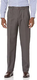 Men's Classic-Fit Pleated Dress Pant - Expandable Waist Comfort