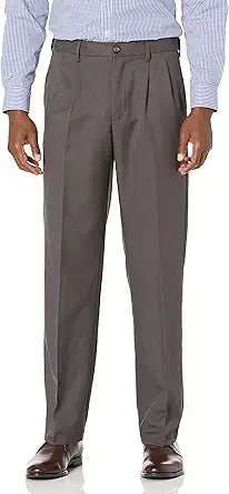 Men's Classic-Fit Expandable-Waist Pleated Dress Pant Review