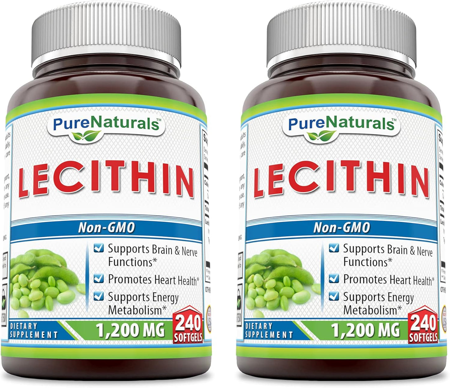 Pure Naturals Lecithin 1200 mg Softgels for Optimal Health