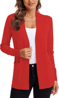 Urban CoCo Women's Lightweight Open Front Knit Cardigan (Style 3RRZ)