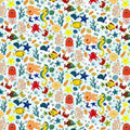 100% Combed Cotton Printed Quilting Fabric by the Yard (Style L45P)