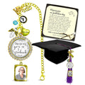 Graduation Cap Tassel Memorial Photo Charm - Personalized Keepsake