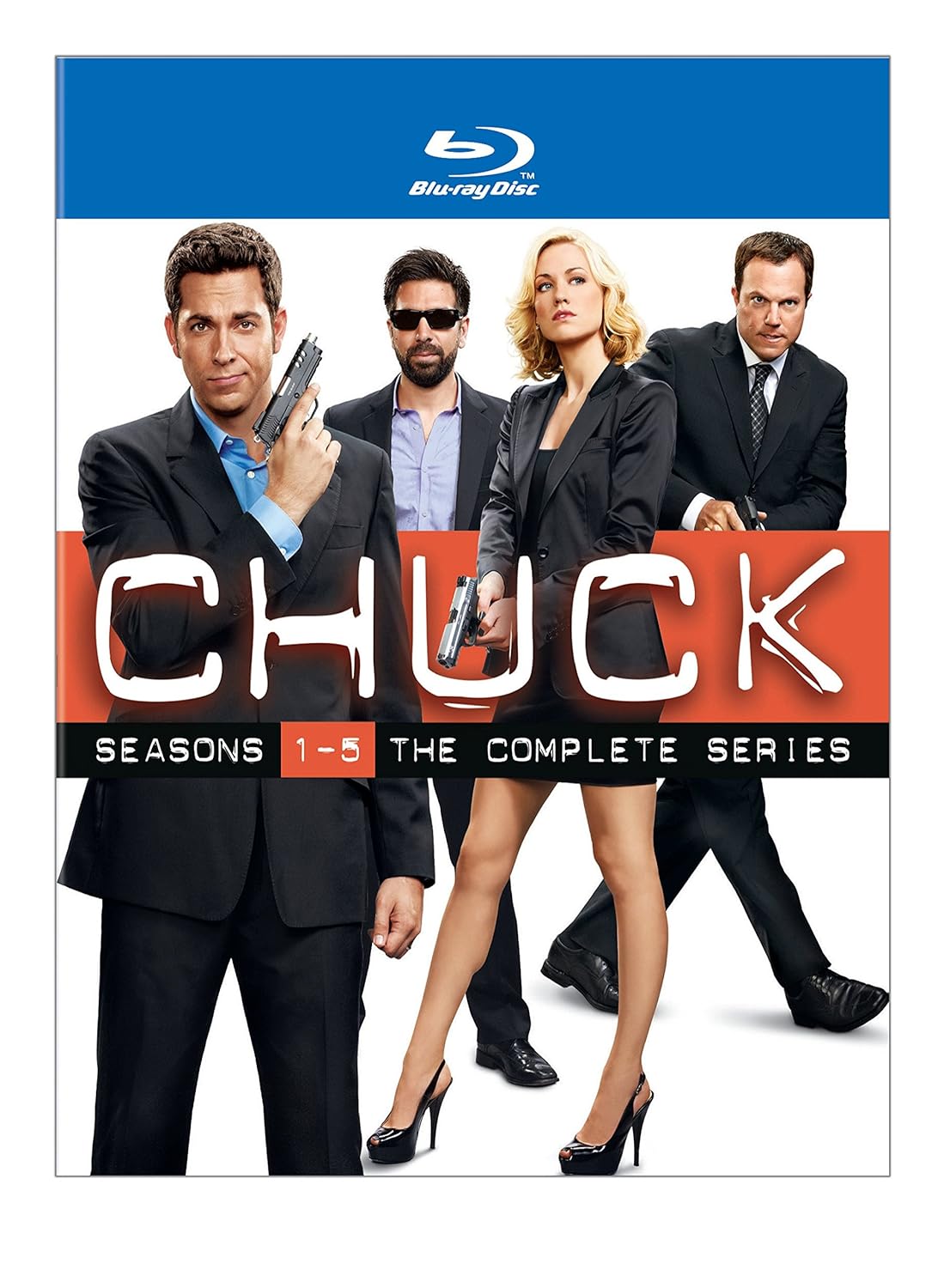 Chuck: Complete Series Seasons 1 to 5 on Blu-ray - A Must See