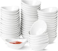 Ceramic Dipping Bowls 1.7 oz Mini Sauce Dishes - Stackable Set