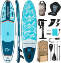 Inflatable 11ft Stand Up Paddle Board - Wide Stable SUP for All