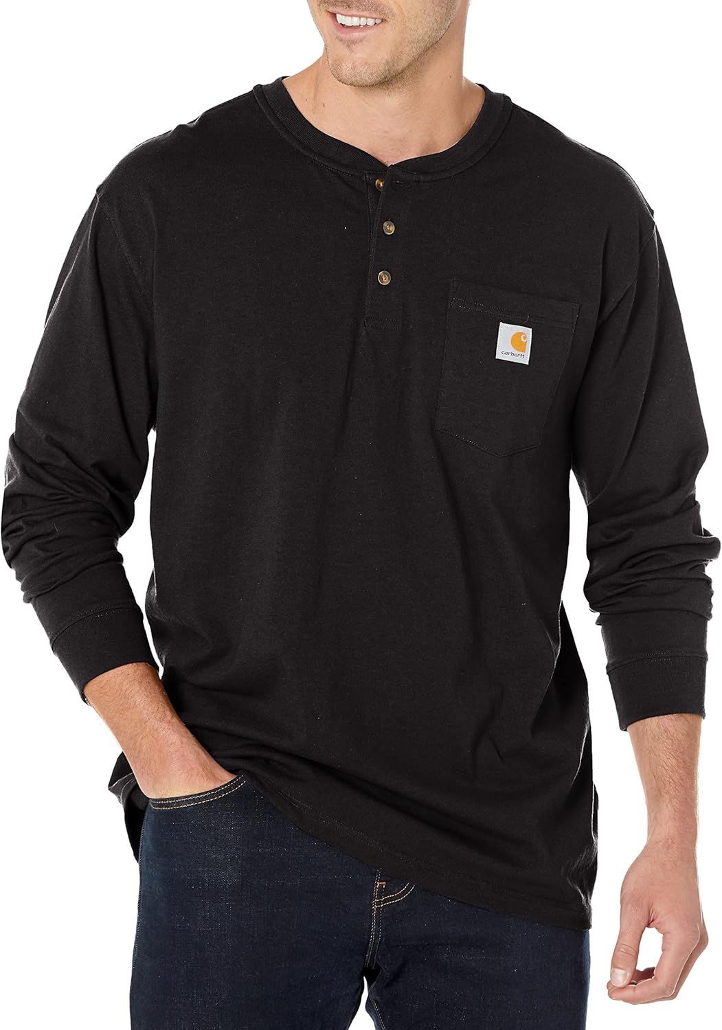 Carhartt Men's K128 Long Sleeve Henley T-Shirt Review