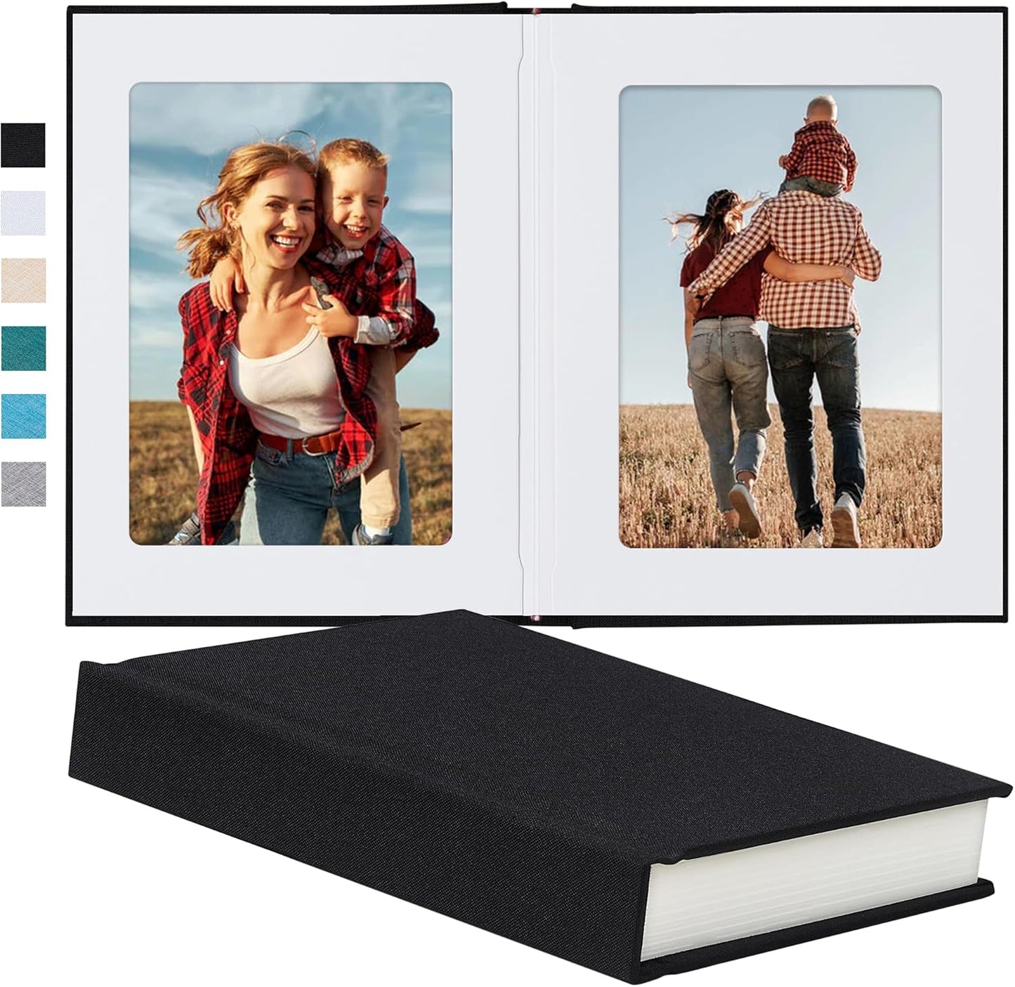 5x7 Photo Album with Writing Space for Weddings and Babies