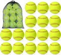 Lewtemi 18 Pack Yellow Practice Softballs - Official Size Slowpitch