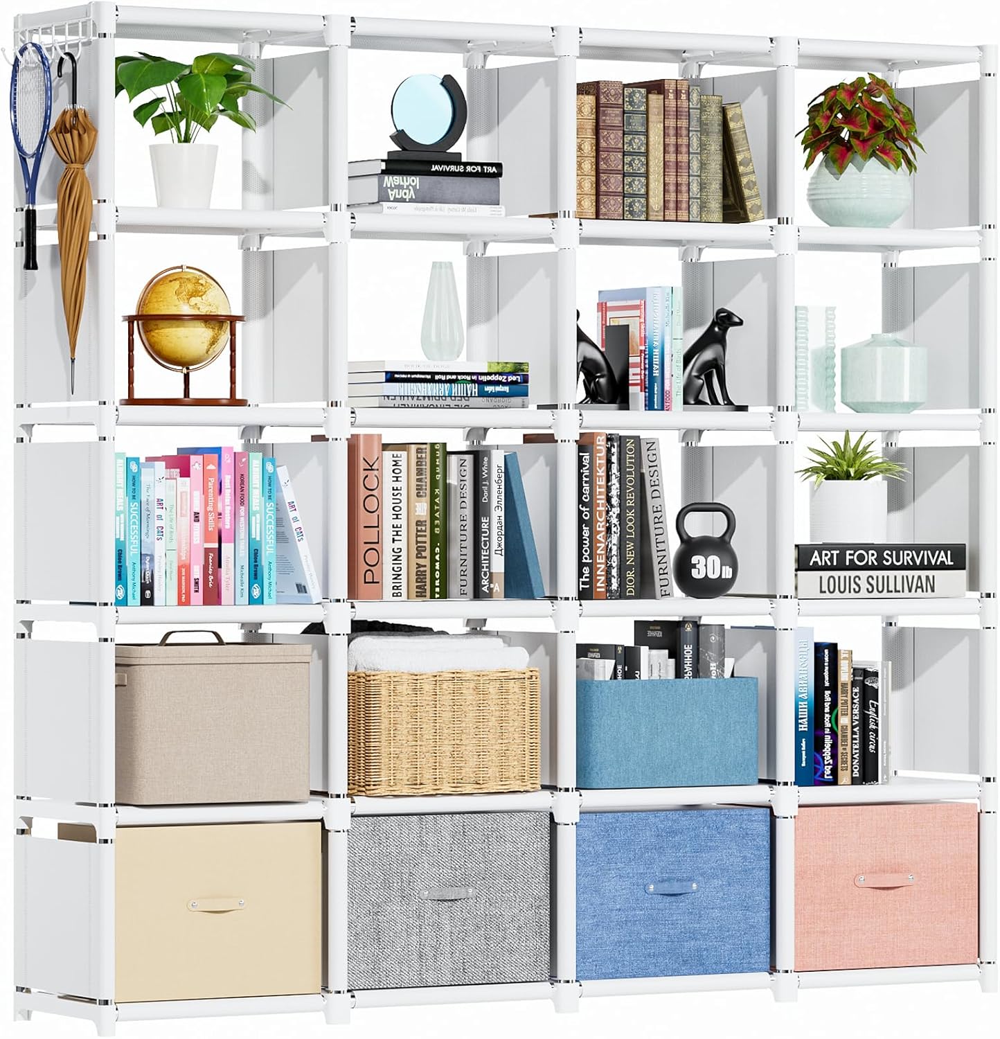 Mavivegue 20 Cube Storage Organizer for Home and Office Use