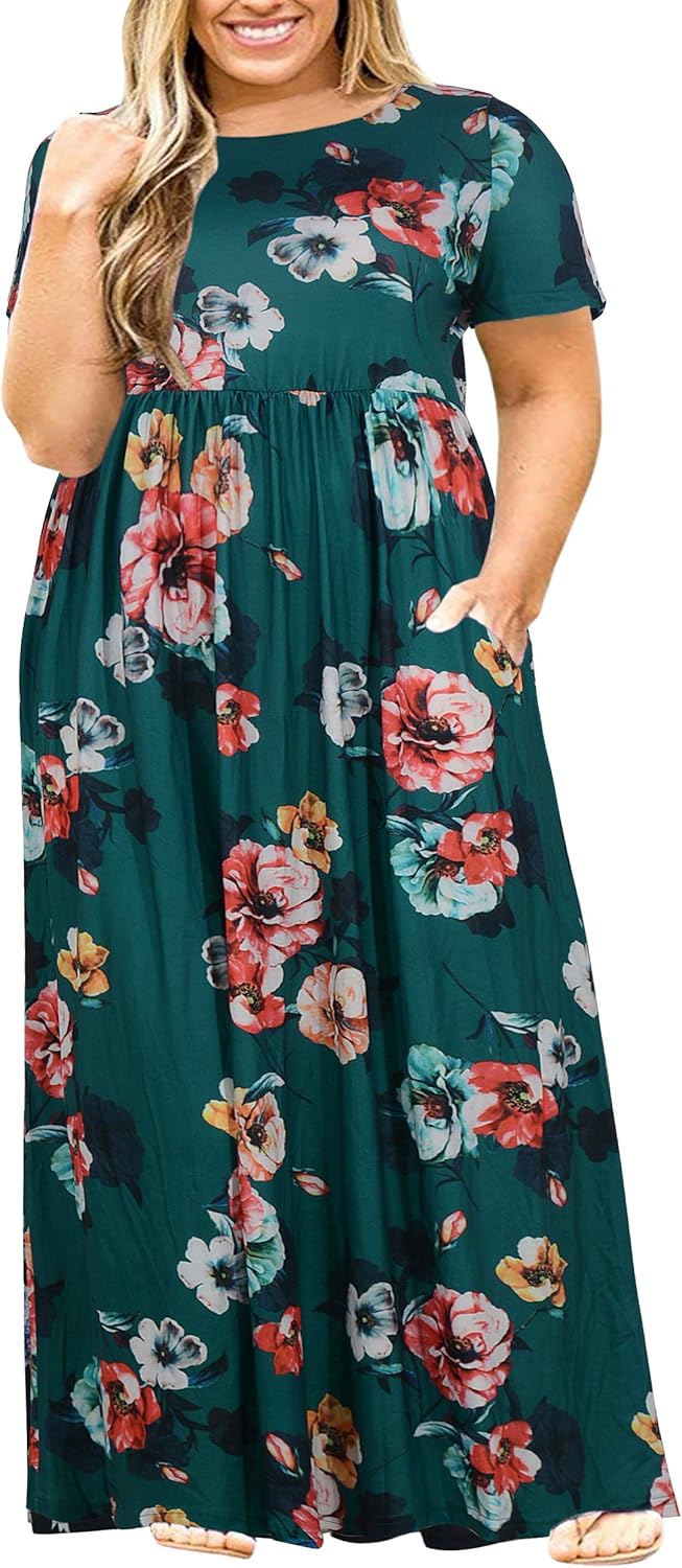 Plus Size Maxi Dresses for Curvy Women by Nemidor - Summer Style