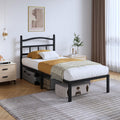 Metal Bed Frame with Headboard Twin XL - Heavy Duty, Noise Free