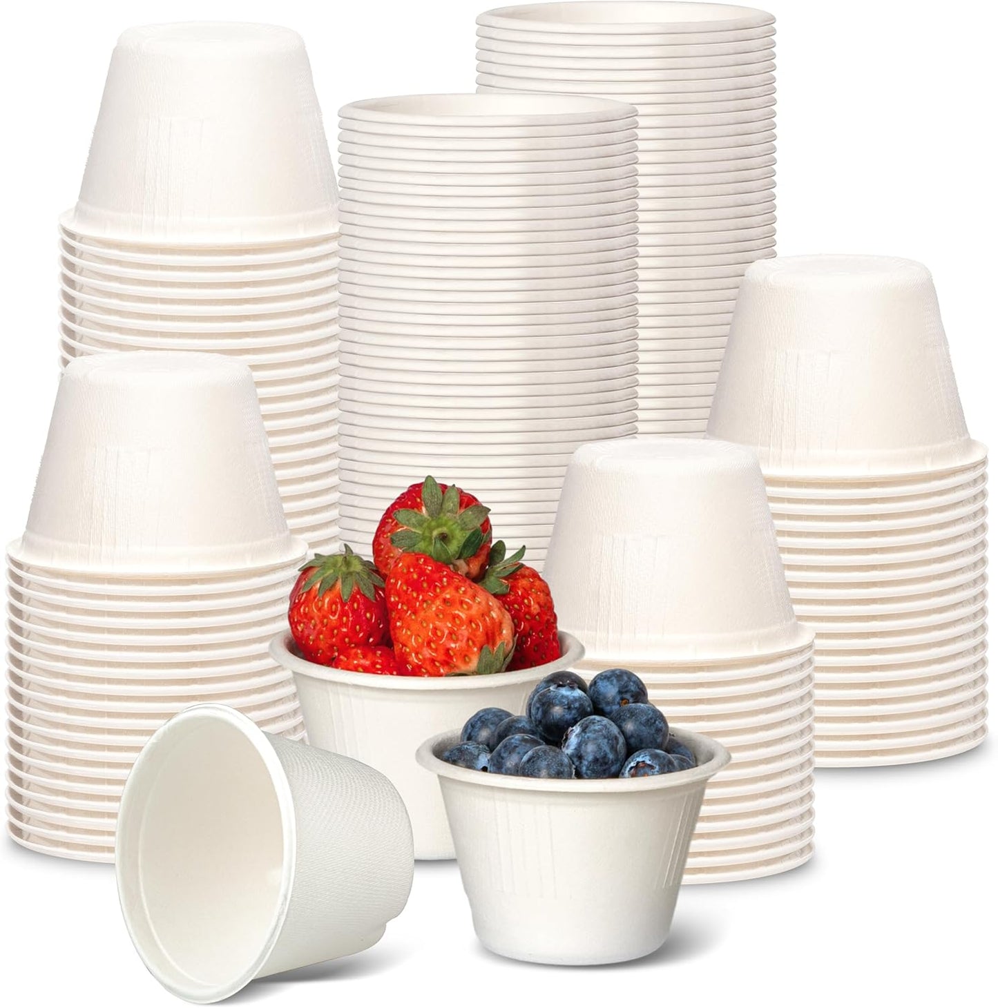 Compostable Souffle Portion Cups for Eco-Friendly Meal Prep