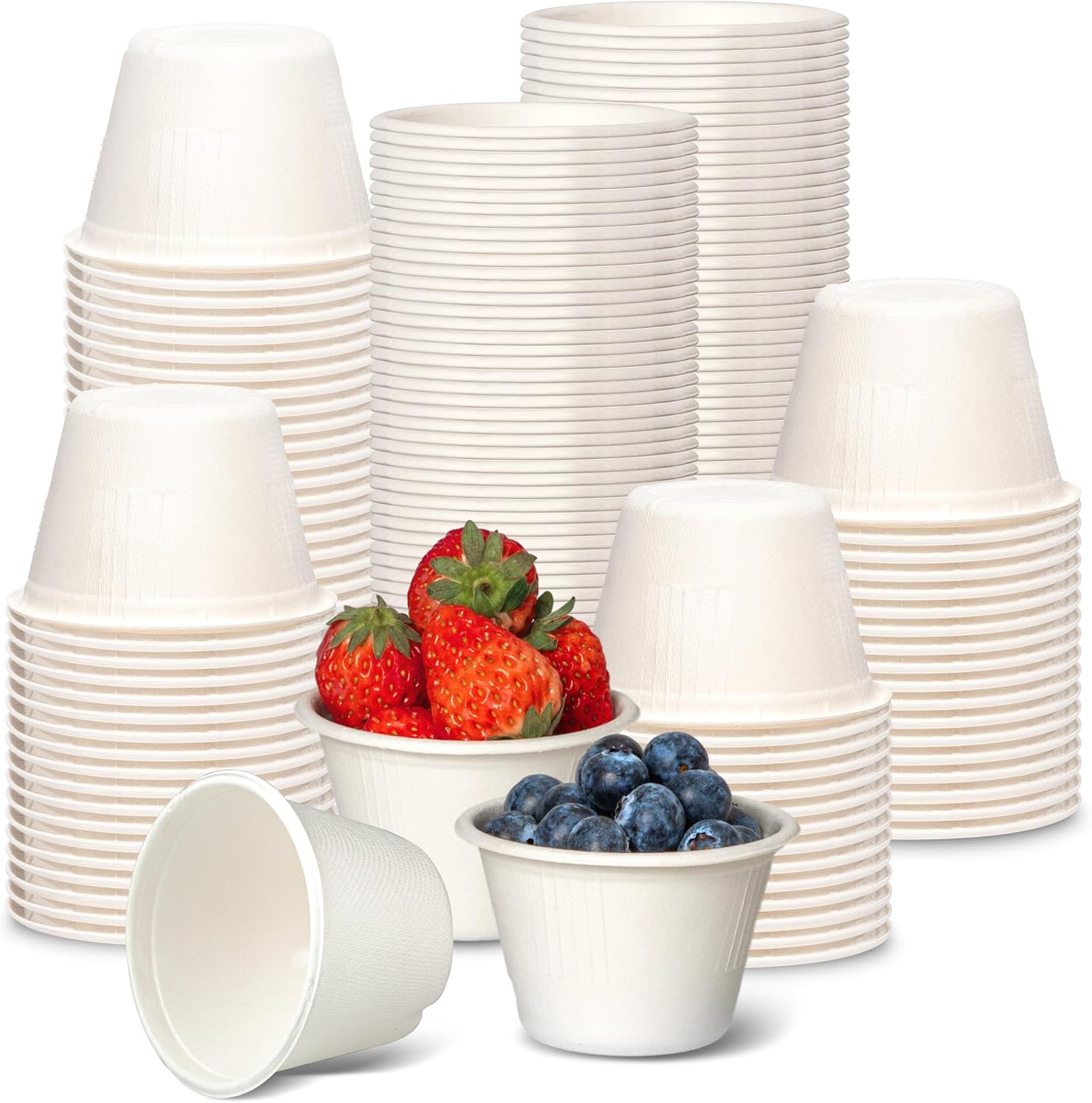 Compostable Souffle Portion Cups for Eco-Friendly Meal Prep