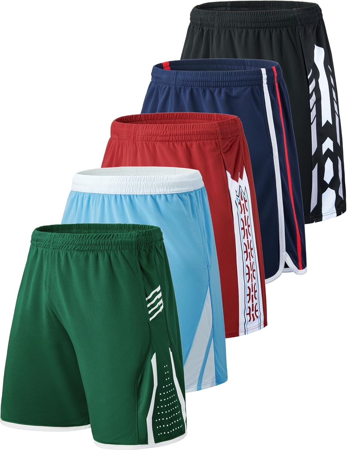 Men's Quick Dry Athletic Basketball Shorts with Pockets 9in Inseam